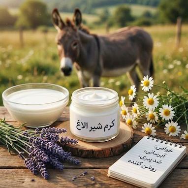 خرید کرم شیر الاغ، صابون شیر الاغ و روغن الاغ | زیبایی طبیعی پوست و مو